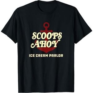 Stranger Things Scoops Ahoy Ice Cream Parlor Logo T-Shirt